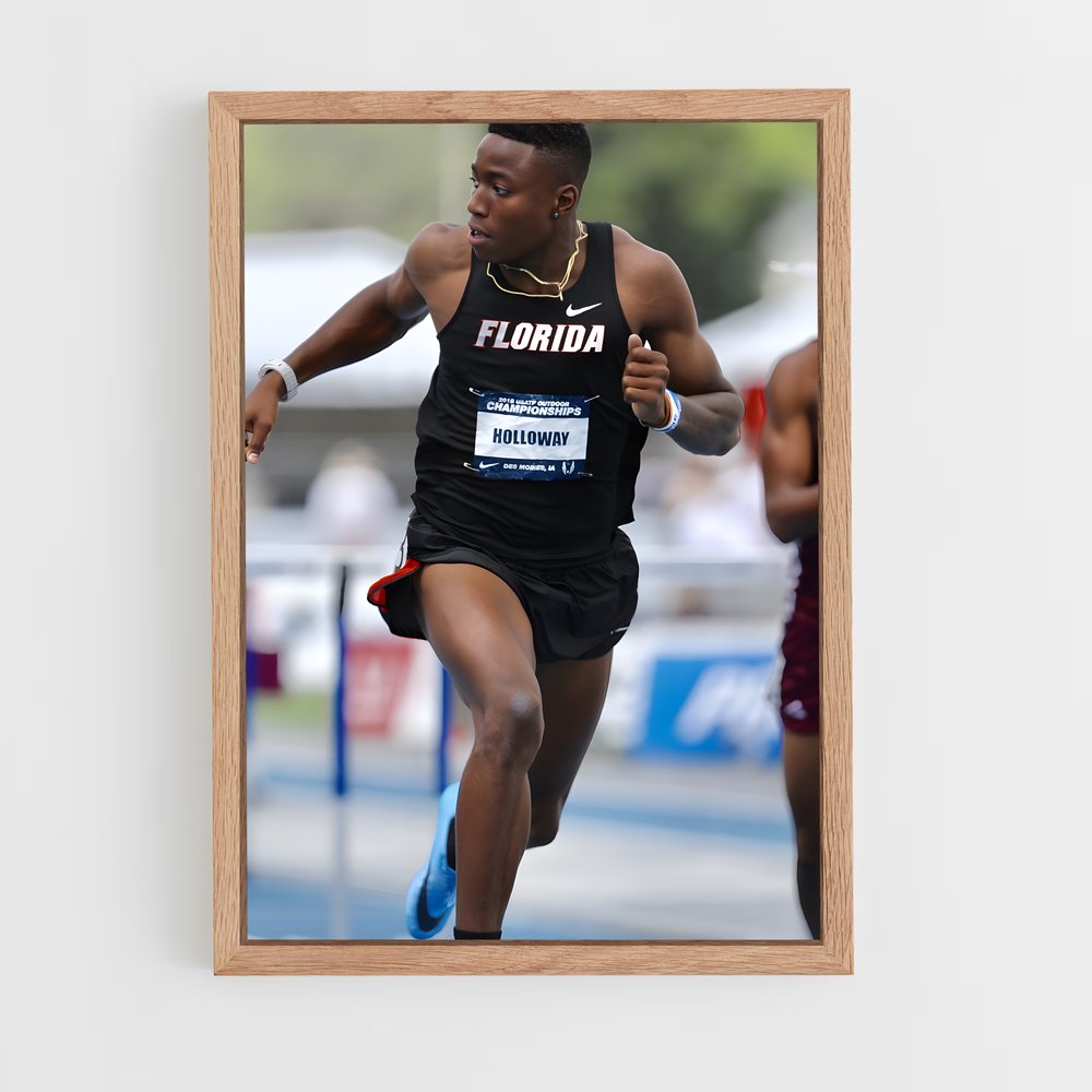 Poster Grant Holloway – affiche Athlétisme (vue 4)